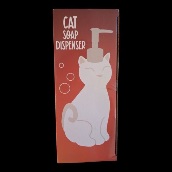 Ceramic Cat Soap Dispenser CAT LADY Soap Lotion Pump - Picture 4 of 5
